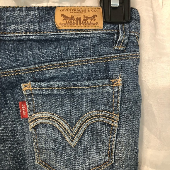 Girls Levi’s skinny jeans size 12 slim like new - Picture 4 of 4